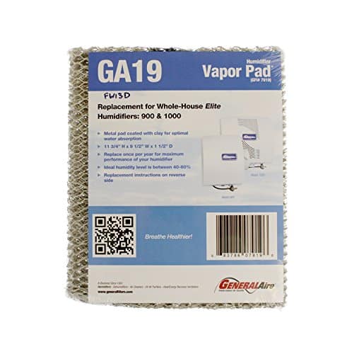 Ga19 humidifier pad